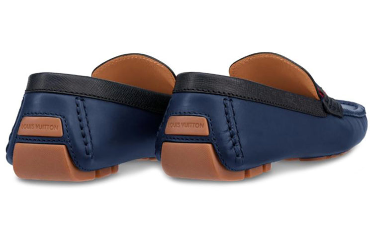LOUIS VUITTON Monte Carlo Taïga Casual Shoes Men's Dark Blue
