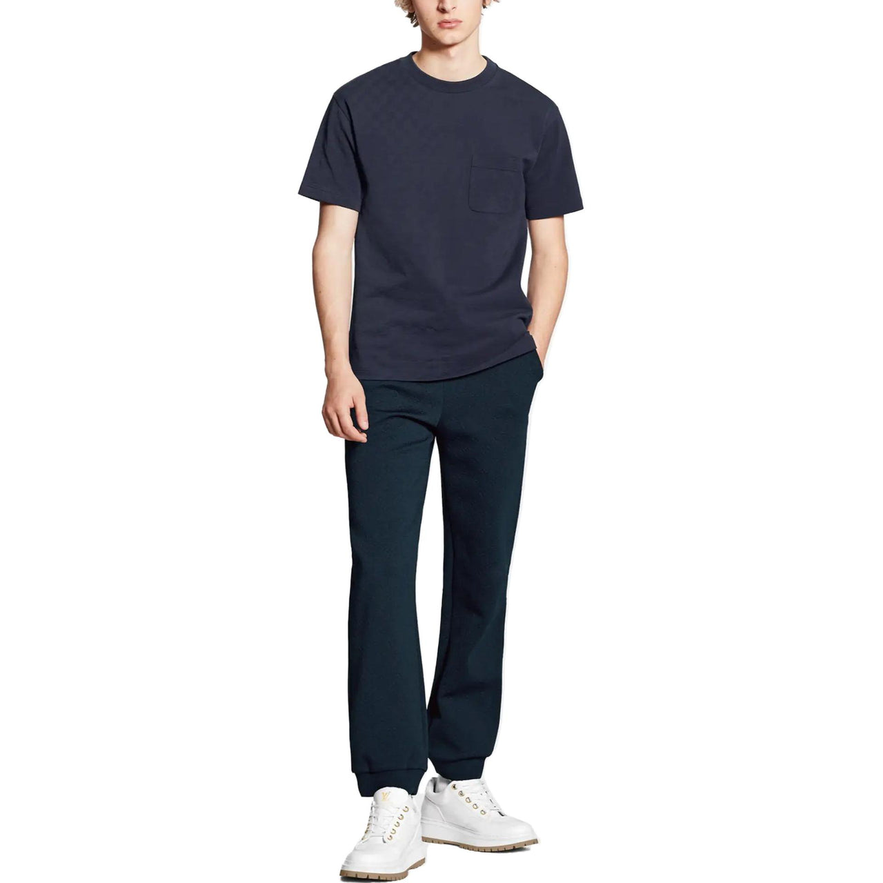 LOUIS VUITTON Half Damier Pocket T-Shirt