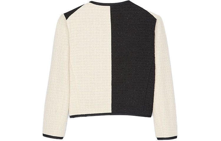 SAINT LAURENT Cropped Coats Women's White Limestone