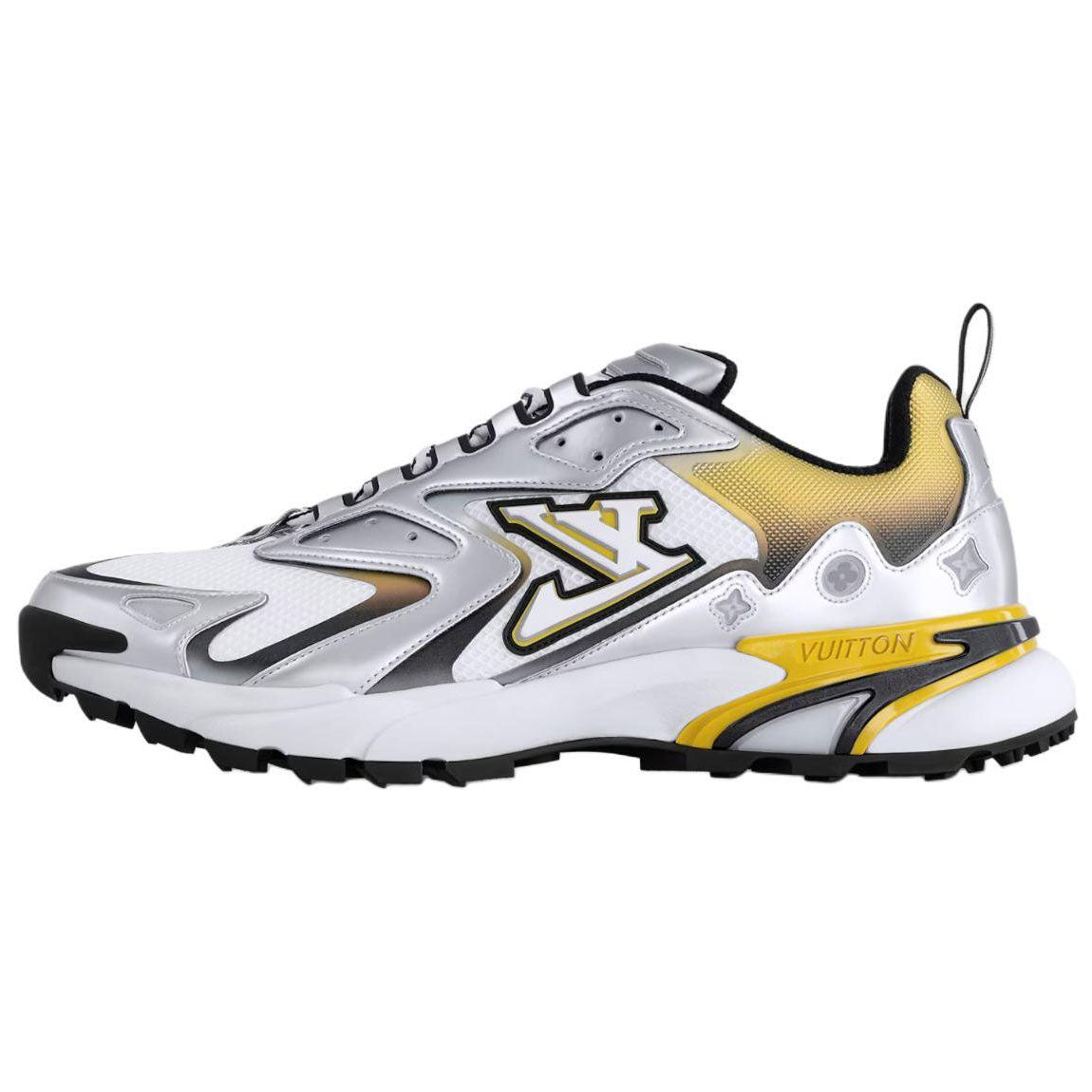 LOUIS VUITTON Runner Tatic Low-Top Casual Shoes Men's Silver