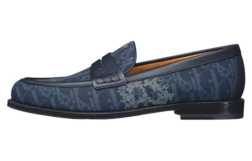 DIOR Denim Tears X DIOR Granville Loafer 'DIOR Tears - Peace Sign'