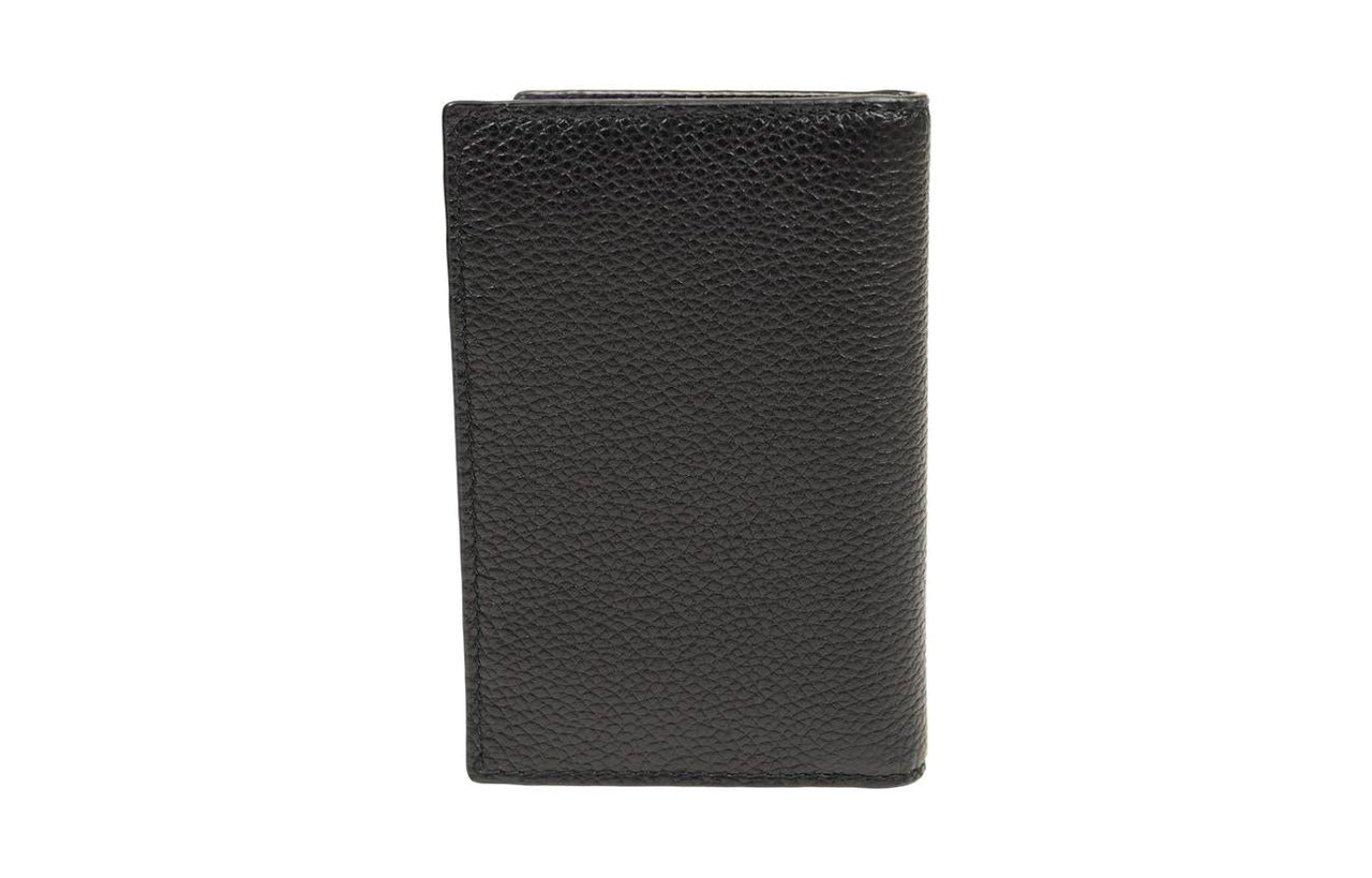 PRADA Calfskin Wallet, Card Holder Regular Men's Black