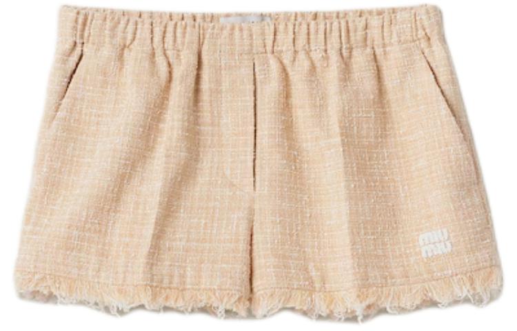 MIU MIU Casual Shorts Women's Vanilla