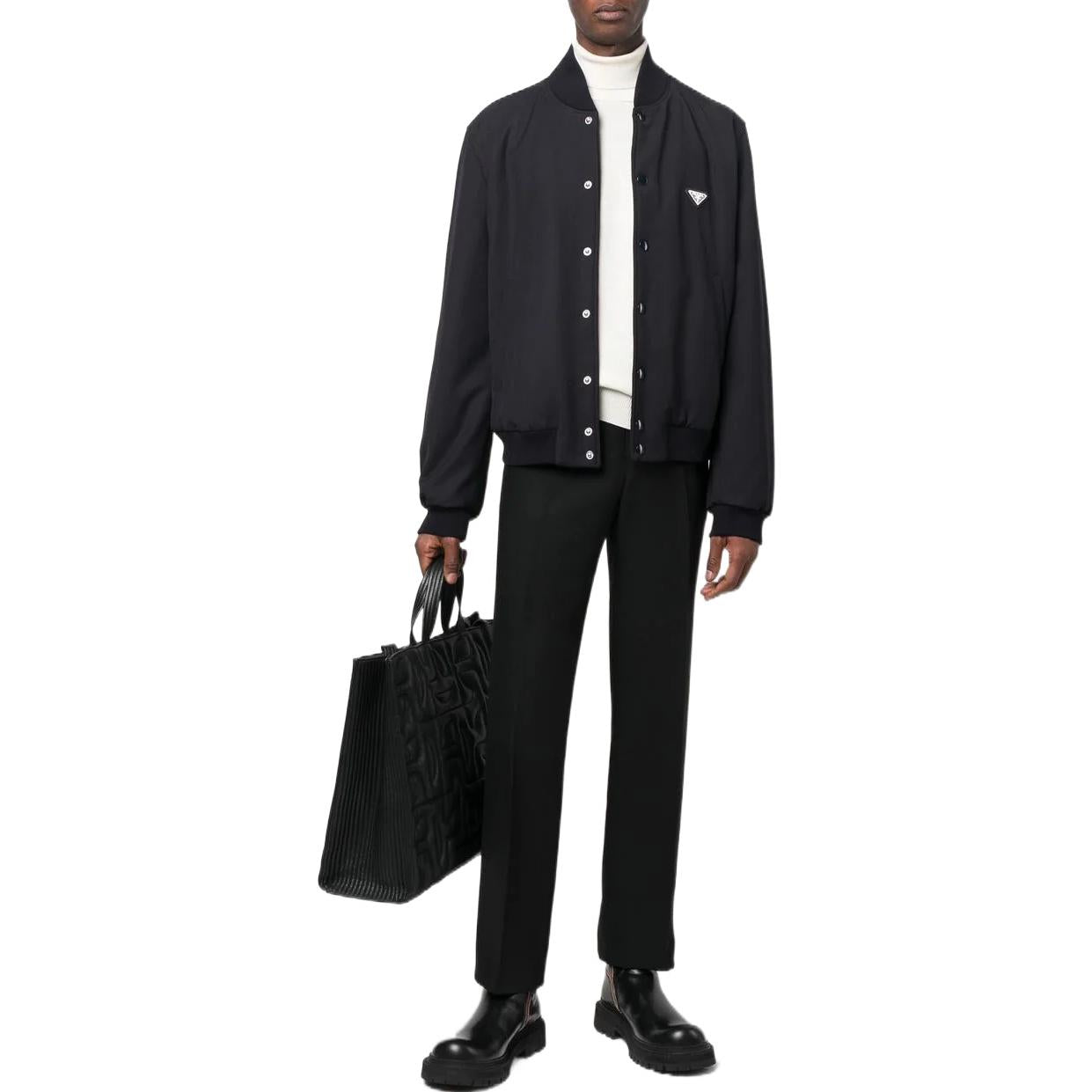 PRADA Jackets Men Black