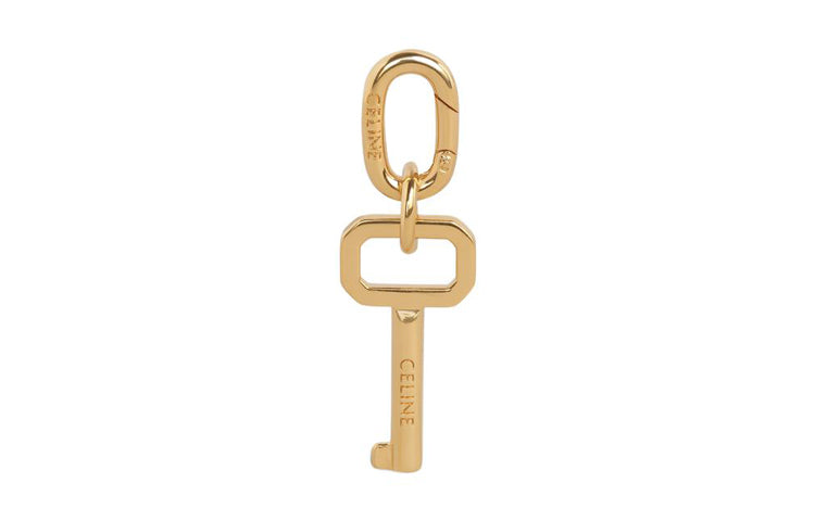 CELINE Brass Bag Charm Bag Accessory Women's Gold