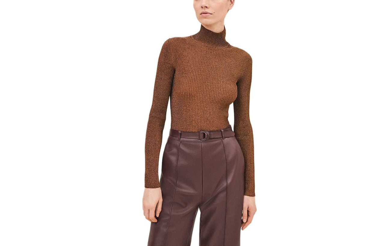 HERMES Knitwear Women's Chestnut Brown