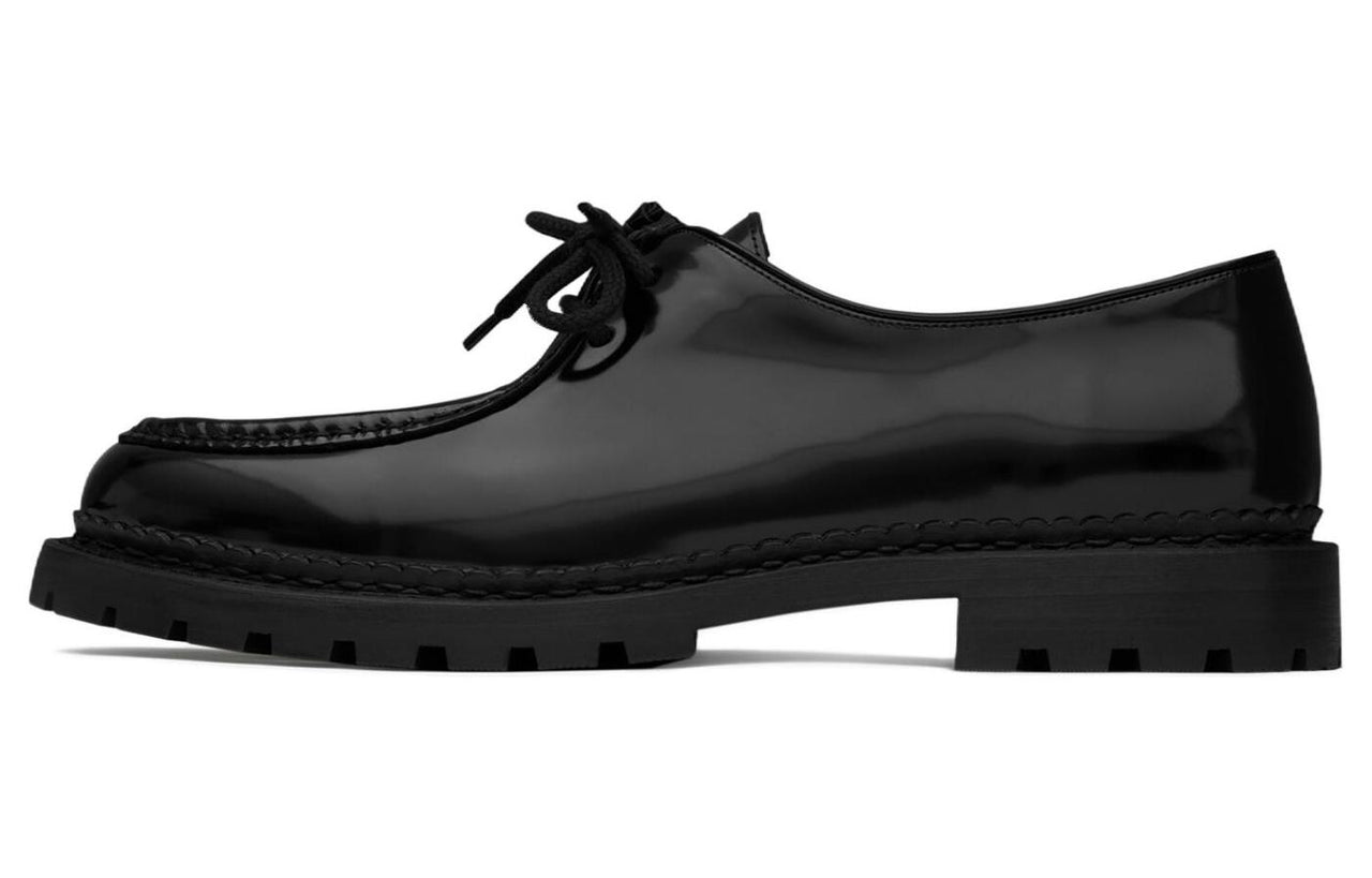 SAINT LAURENT Marbeuf Panelled Derby Shoes