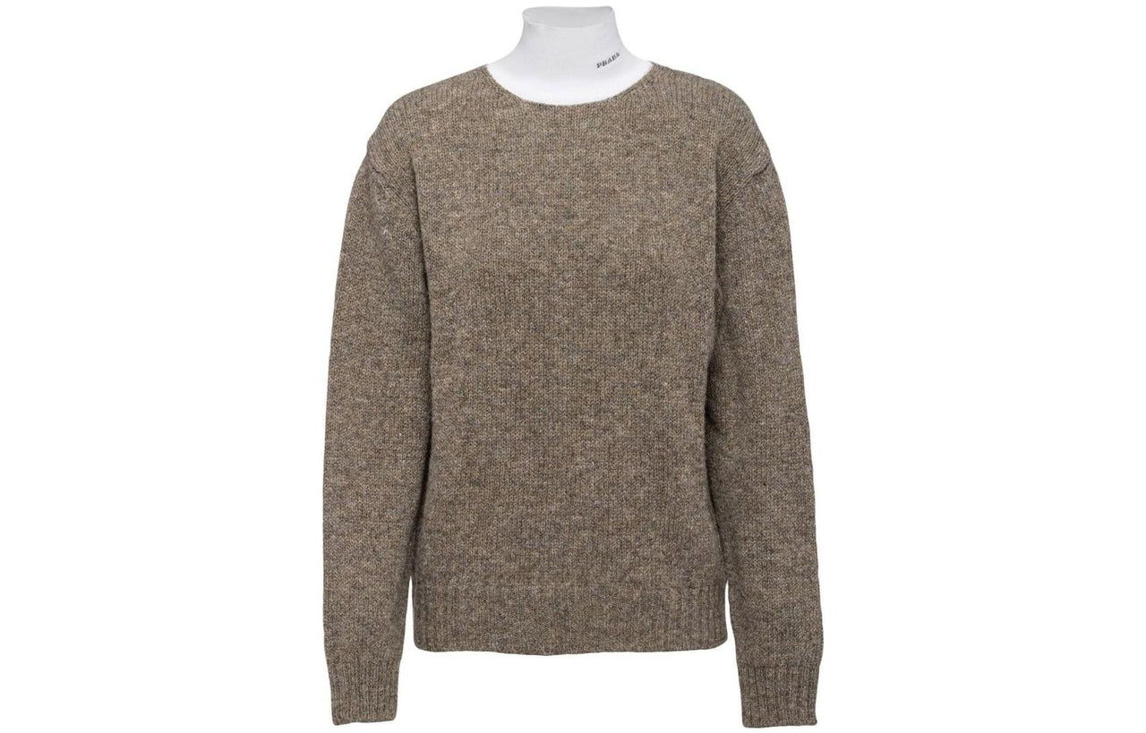PRADA Cashmere Sweaters Women's Brown