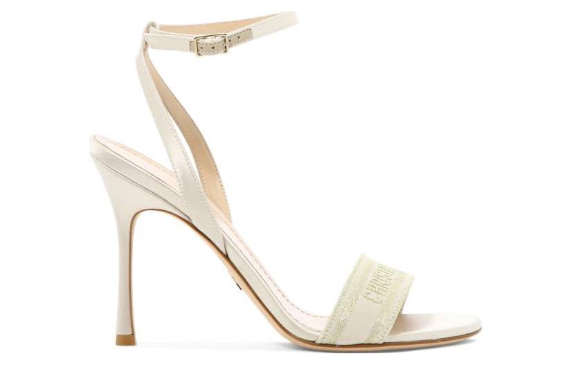 DIOR Dway One Strap Sandals Women's Beige