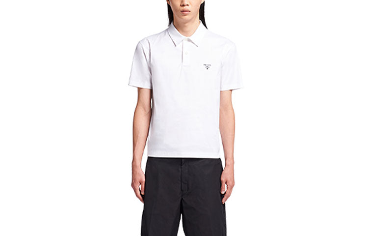 PRADA SS22 Polo Shirt Men's White