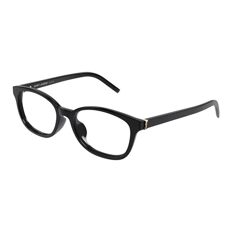 SAINT LAURENT Plate Frame Eyeglass Frames Unisex Black