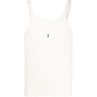 SAINT LAURENT Cassandre Sleeveless Tank Top