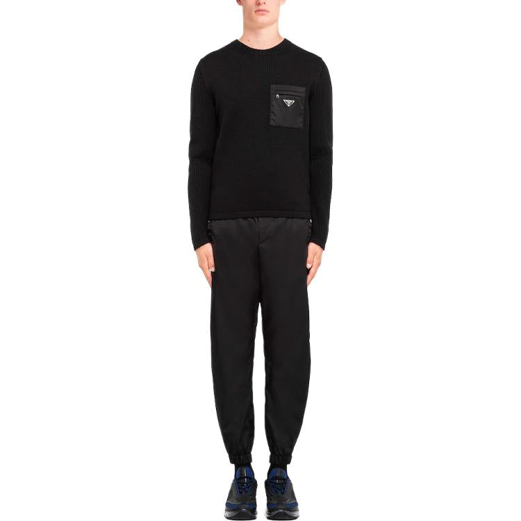 PRADA Logo Pocket Knitted Sweater