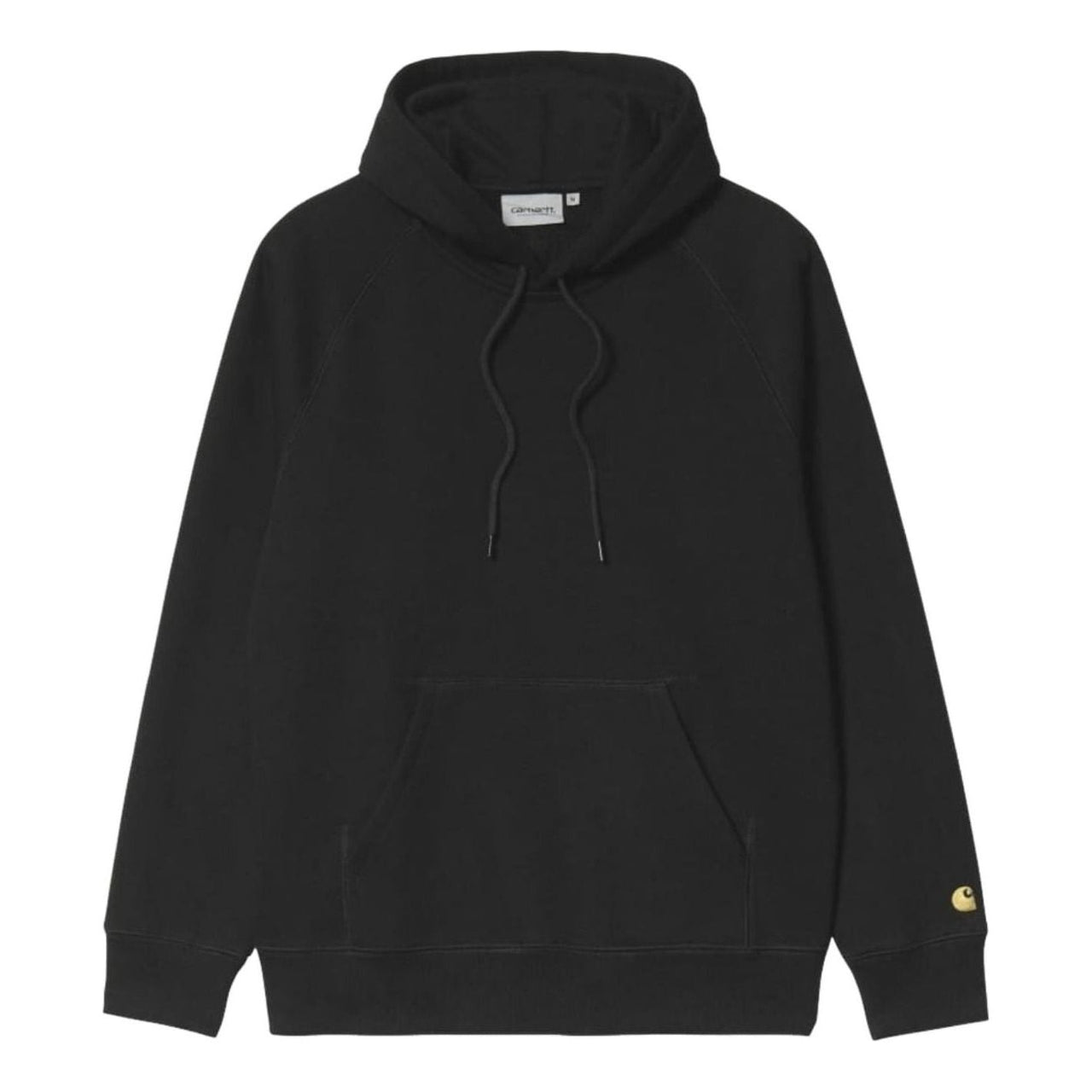 Carhartt WIP Chase Fleece Hood Sweatshirt 'Black' I033661-00F-XX