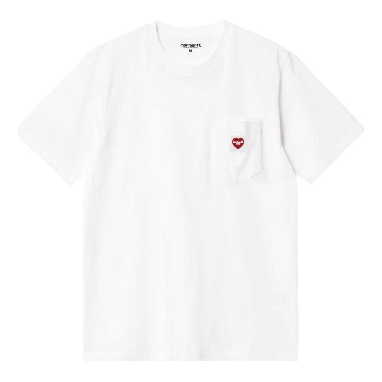 Carhartt WIP Pocket Heart Short Sleeve T-Shirt 'White' I032128-1WZ-XX