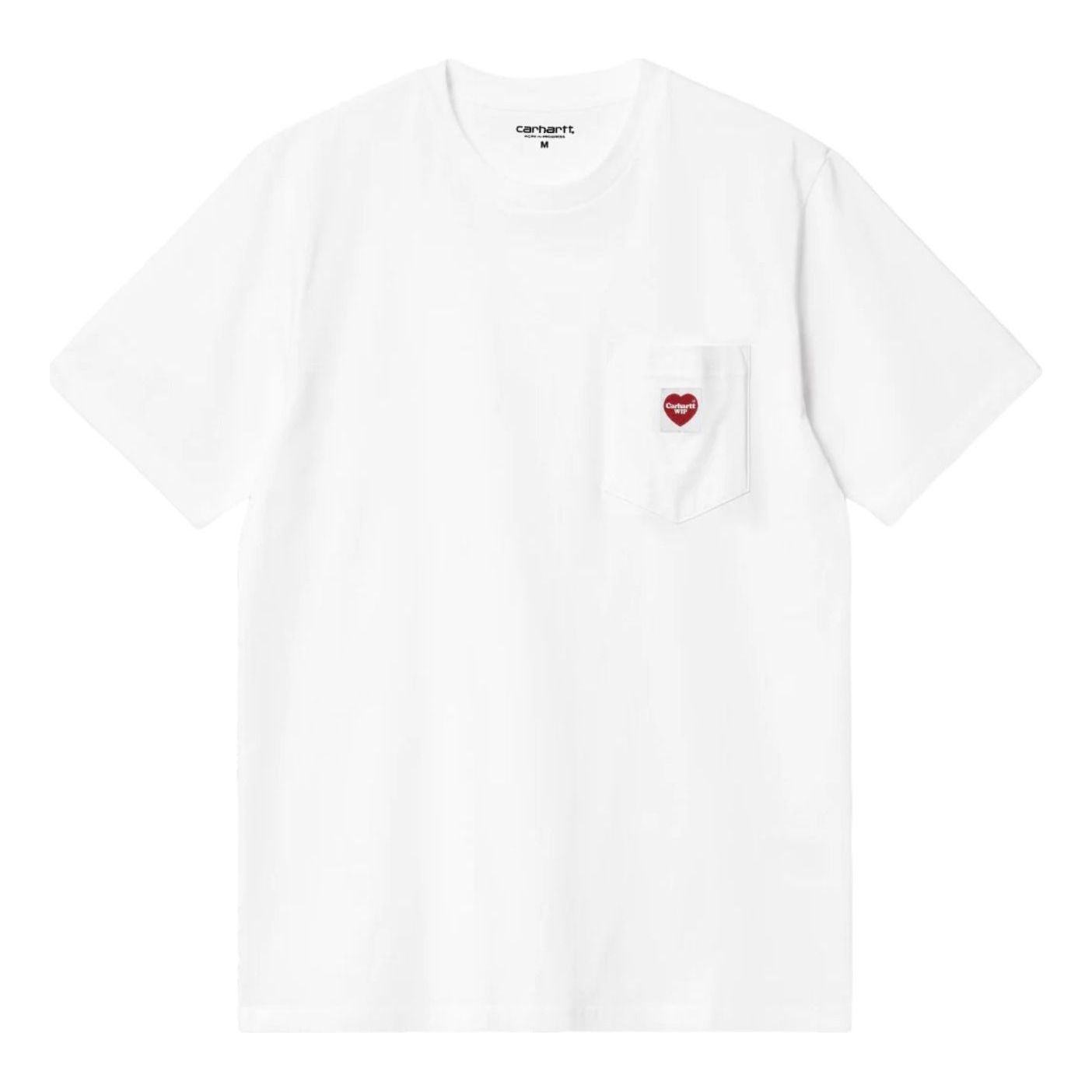 Carhartt WIP Pocket Heart Short Sleeve T-Shirt 'White' I032128-1WZ-XX