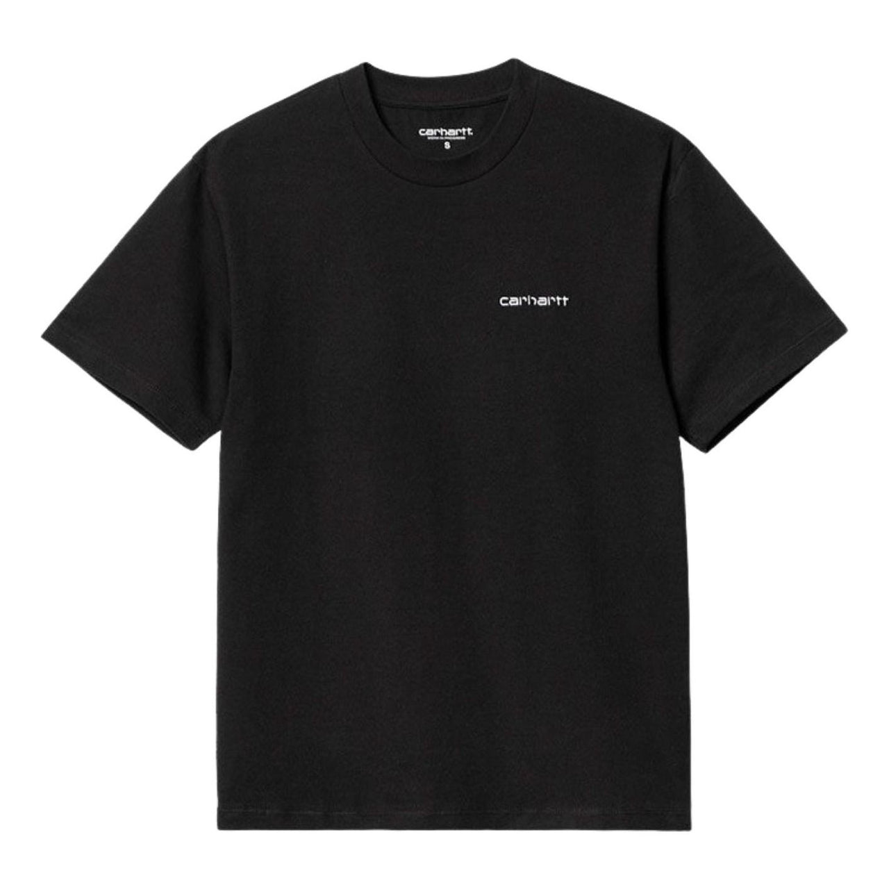 (WMNS) Carhartt WIP Script Embroidery Short Sleeve T-Shirt 'Black' I032293-0D2-XX