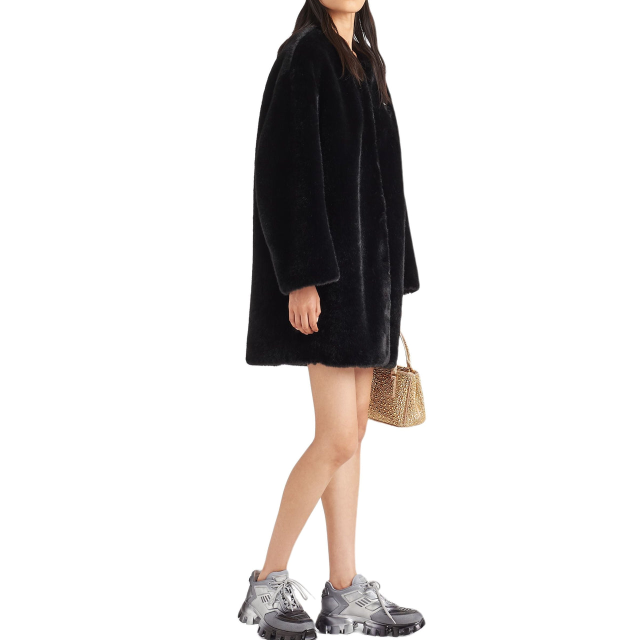 PRADA Aspen Faux fur Coat