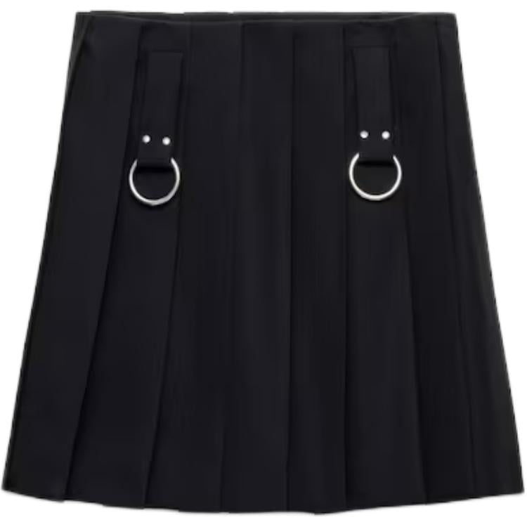 PRADA Pleated Gabardine Skirt