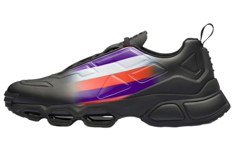 PRADA Collision Cross Sneaker Black Violet