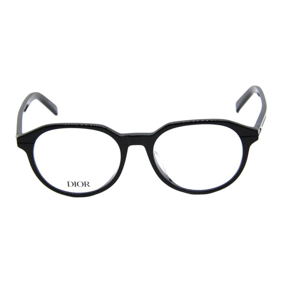 DIOR Acetate Oval Eyeglass Frames Unisex Silver
