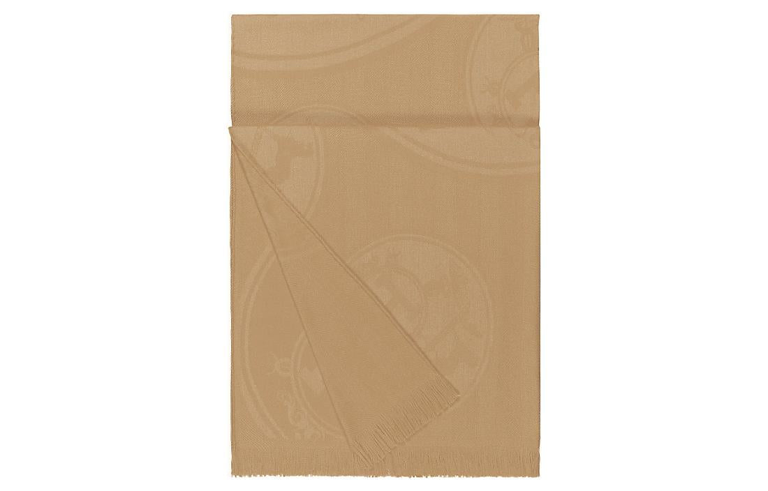 HERMES Knit Scarves Women's Beige