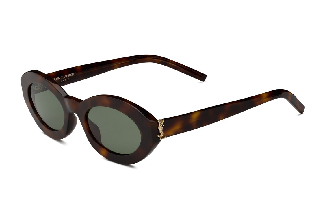 SAINT LAURENT Eyewear Sl M136 Oval Frame Sunglasses