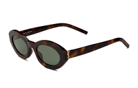 SAINT LAURENT Eyewear Sl M136 Oval Frame Sunglasses