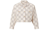 LOUIS VUITTON Damier Azur Denim Trucker Jacket