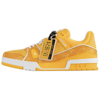 LOUIS VUITTON Trainer Low-Top Skateboard Shoes Men's Orange
