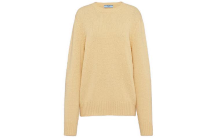 PRADA Long-Sleeved Crewneck Knitted Jumper