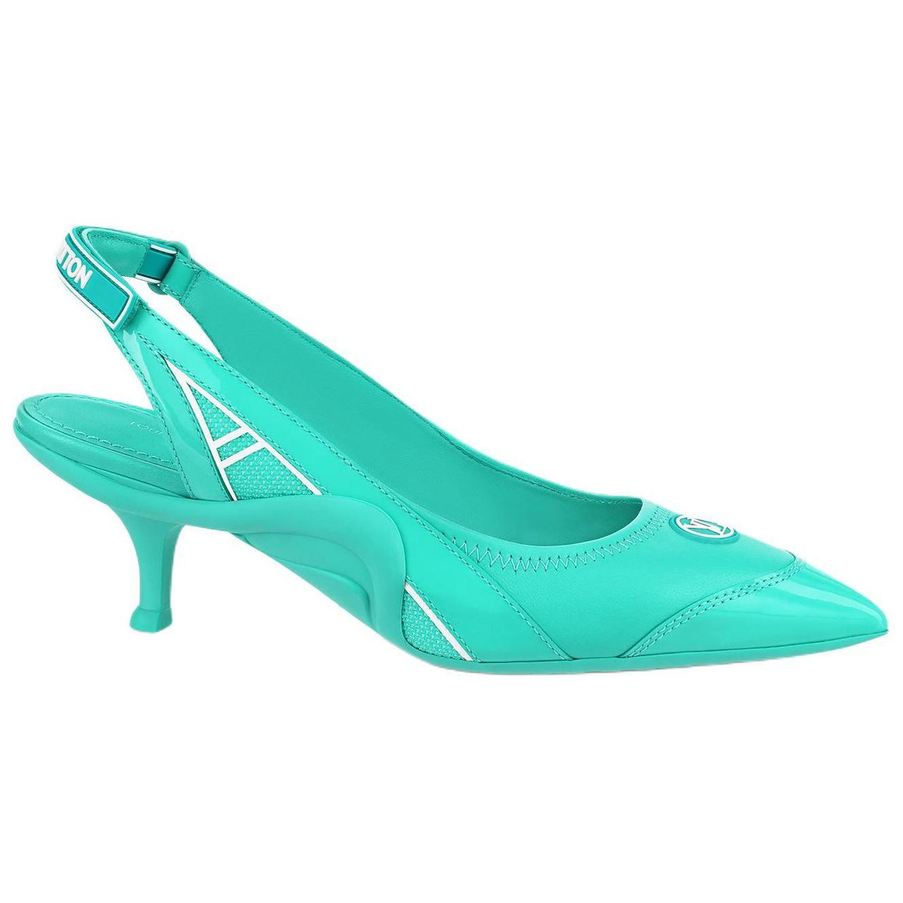 LOUIS VUITTON Archlight Slim Heel High Heels 5.5cm Women's Blue