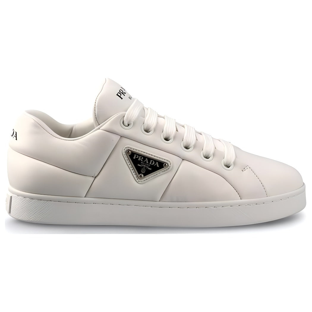 PRADA Padded Nappa Leather Sneakers 'White' Women's