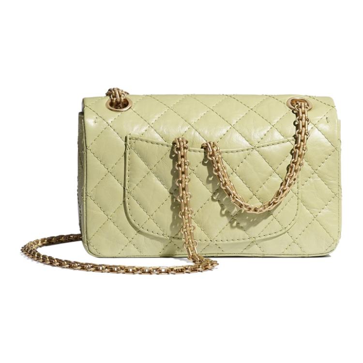 CHANEL 2.55 Calfskin And Metal Flap Bag Shoulder Bag Women's