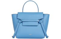 CELINE Grained Calfskin Handbag Catfish Bag Shoulder Bag Crossbody Bag Handbag Women's Sky Blue
