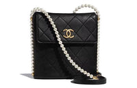 CHANEL Gabrielle Calfskin Crossbody Bag Shoulder Bag Women's Black
