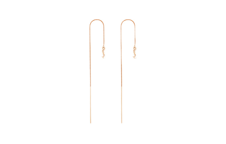 SAINT LAURENT Metal Stud Earrings Women's