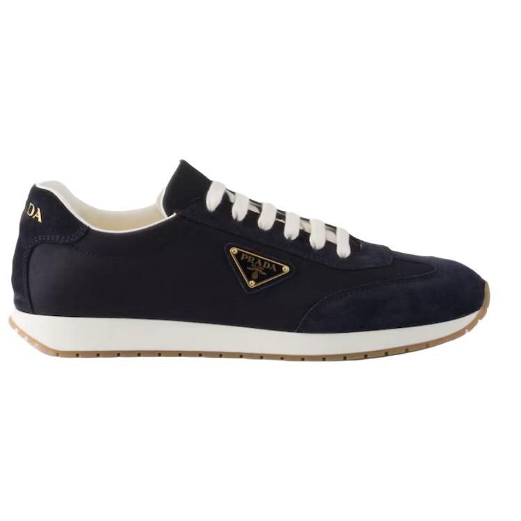 PRADA Low Top Casual Shoes Men's Marine Blue
