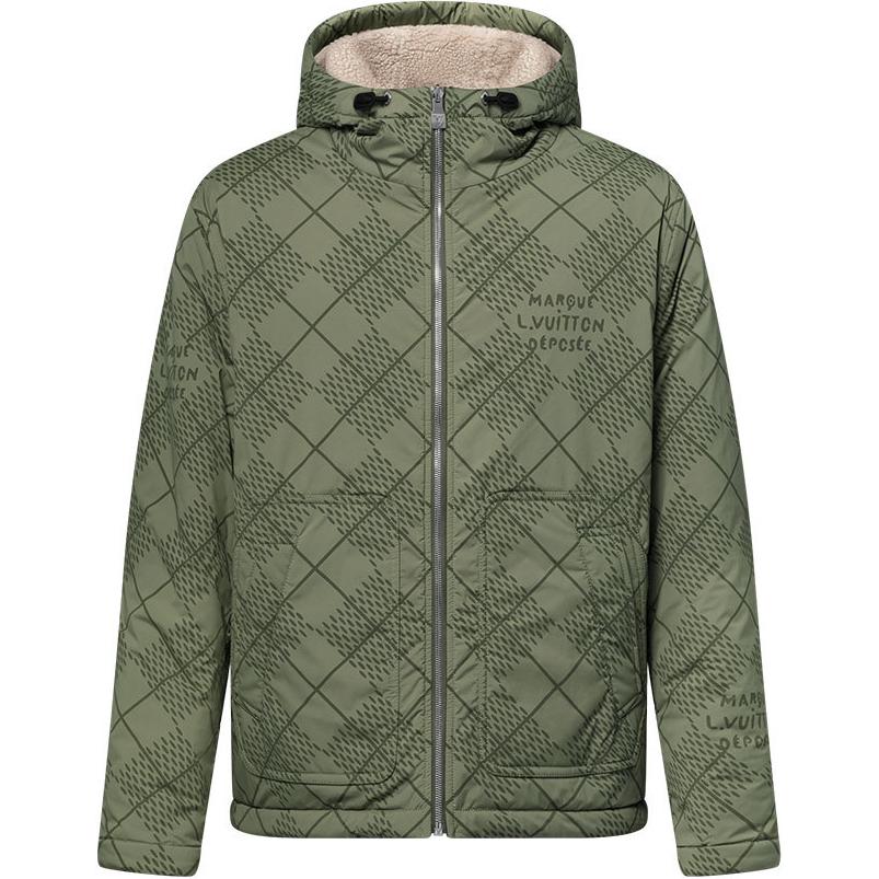 LOUIS VUITTON Reversible Nylon And Fleece Windbreaker