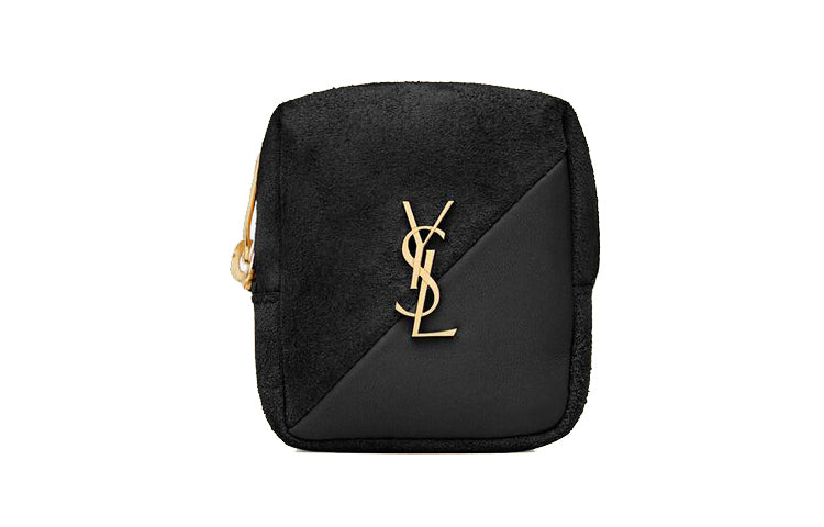 SAINT LAURENT Jamie Lambskin Coin Purse Women's Black