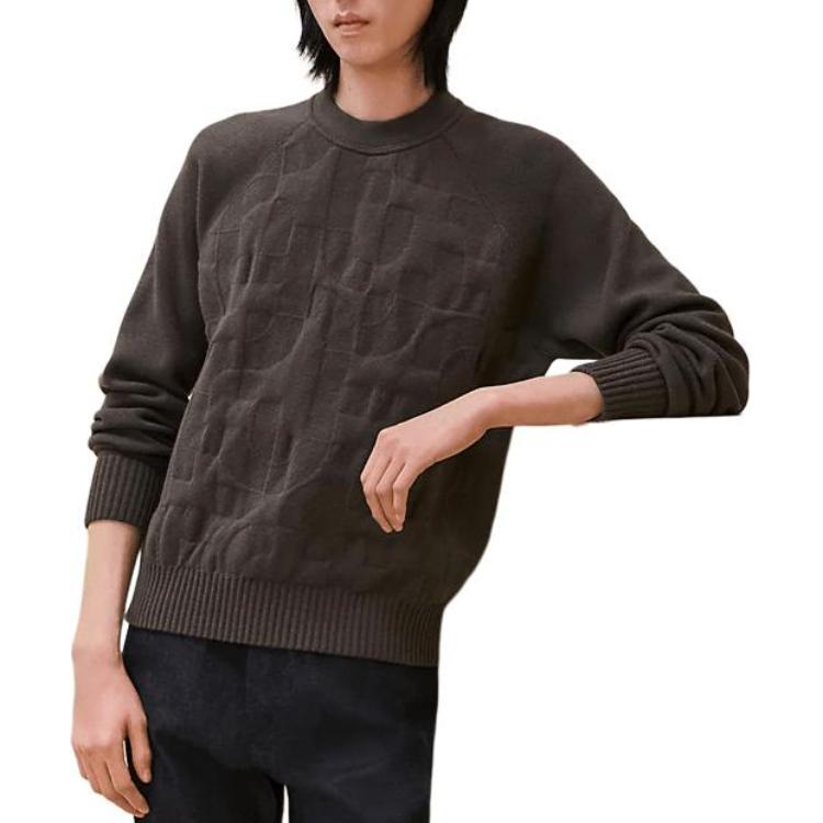 HERMES Sweaters Men Gray