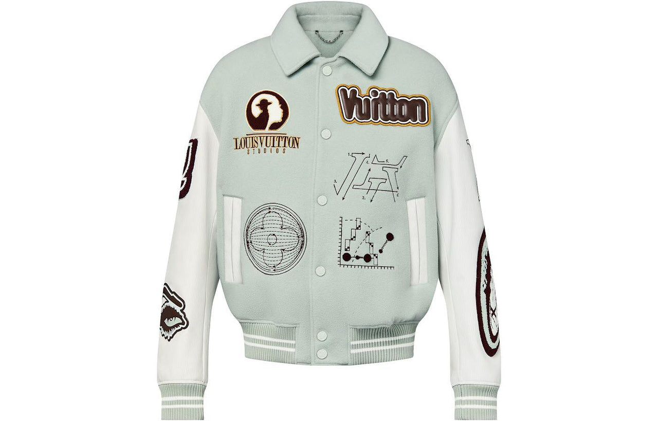 LOUIS VUITTON Varsity Leather Blouson