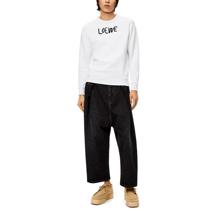 LOEWE FW21 Sweatshirt Men's White
