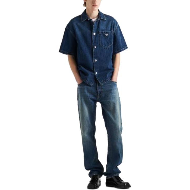 PRADA Shirts Men Marine