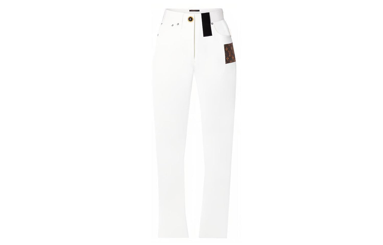 LOUIS VUITTON FW22 Jeans Women's White