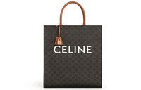 CELINE Cabas Canvas Sheet Music Bag Tote Bag Shopping Bag Handbag Unisex Black