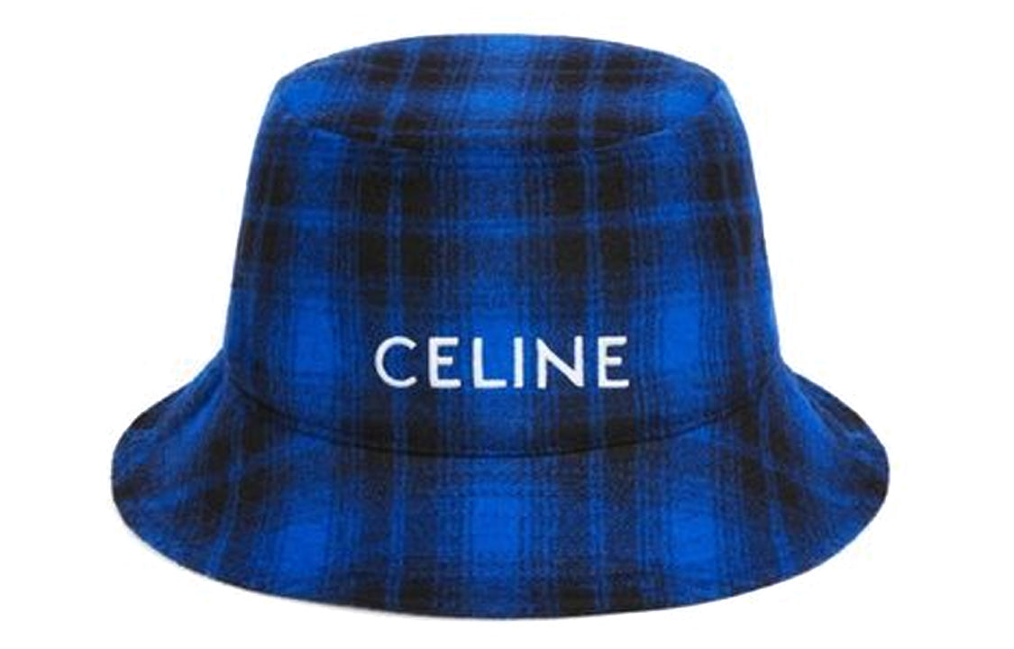CELINE Bucket Hats Men Blue