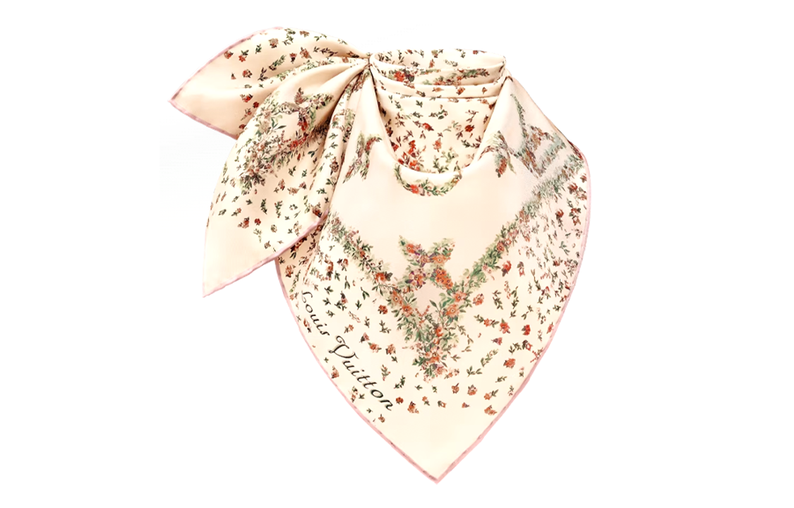 LOUIS VUITTON Monogram Flowers Square 90