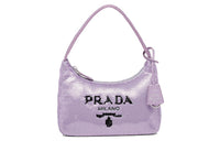 PRADA Nylon Shoulder Bag Mini Women's Purple