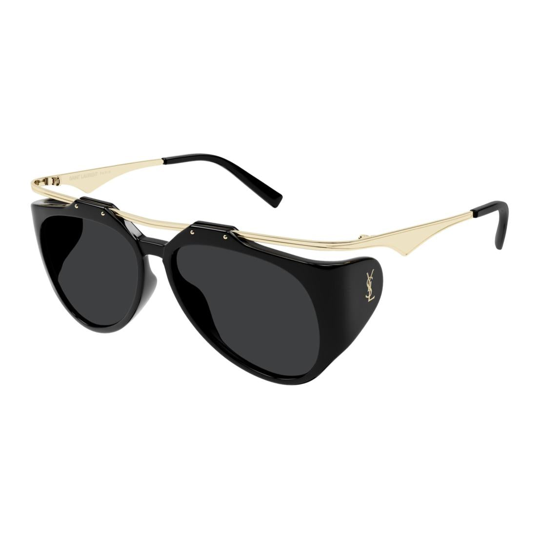 SAINT LAURENT Aviator Sunglasses Men's Black
